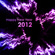 New Year Violet Blue Abstract Wallpaper 1028