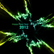 New Year Yellow Green Abstract Wallpaper 1030